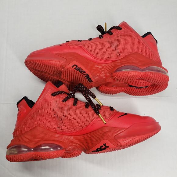 Nike LeBron 19 XIX Low Light Crimson Red Mens 8 Basketball Shoes DO9829-600 - Picture 6 of 16
